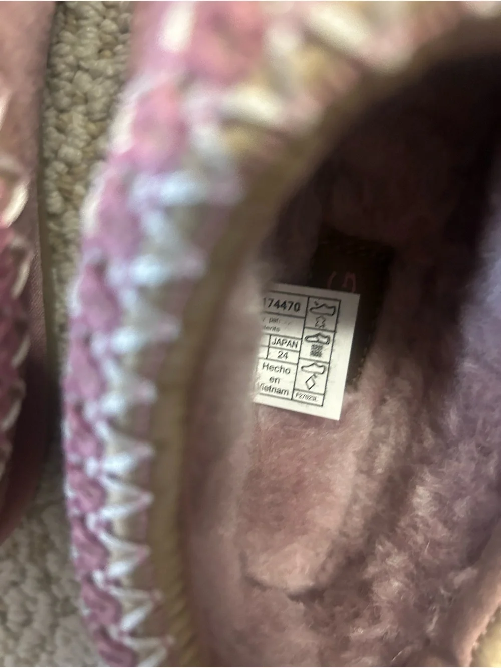 UGG Pink Shearling-Lined Slipper